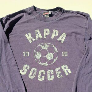 Vintage Y2K Kappa Soccer Long-Sleeve Tee
